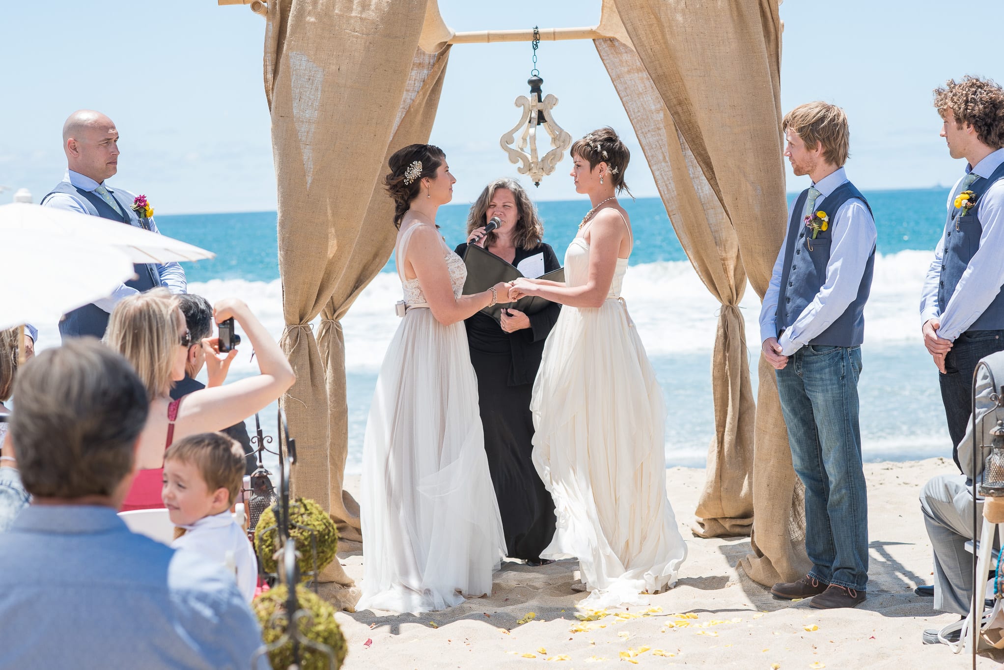 Beautiful Beach Same Sex Wedding