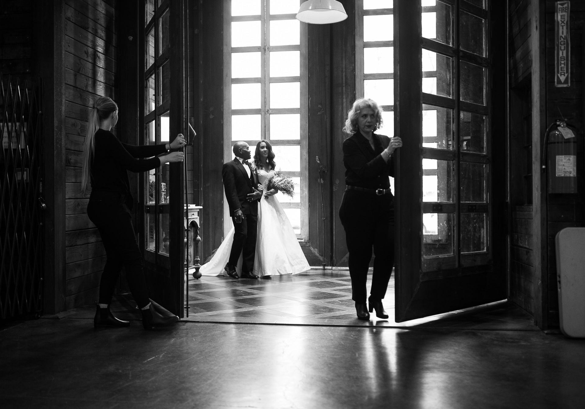 Dad Walks Bride Down the Isle