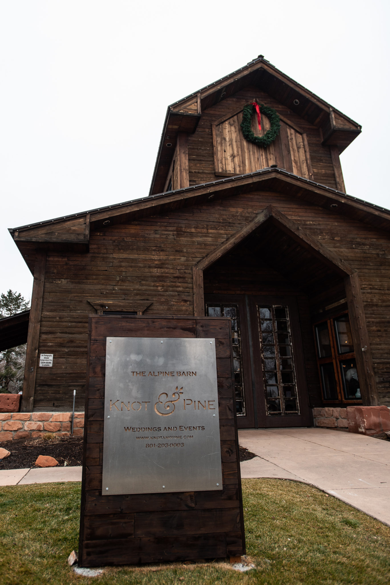 Provo Utah Winter Wedding