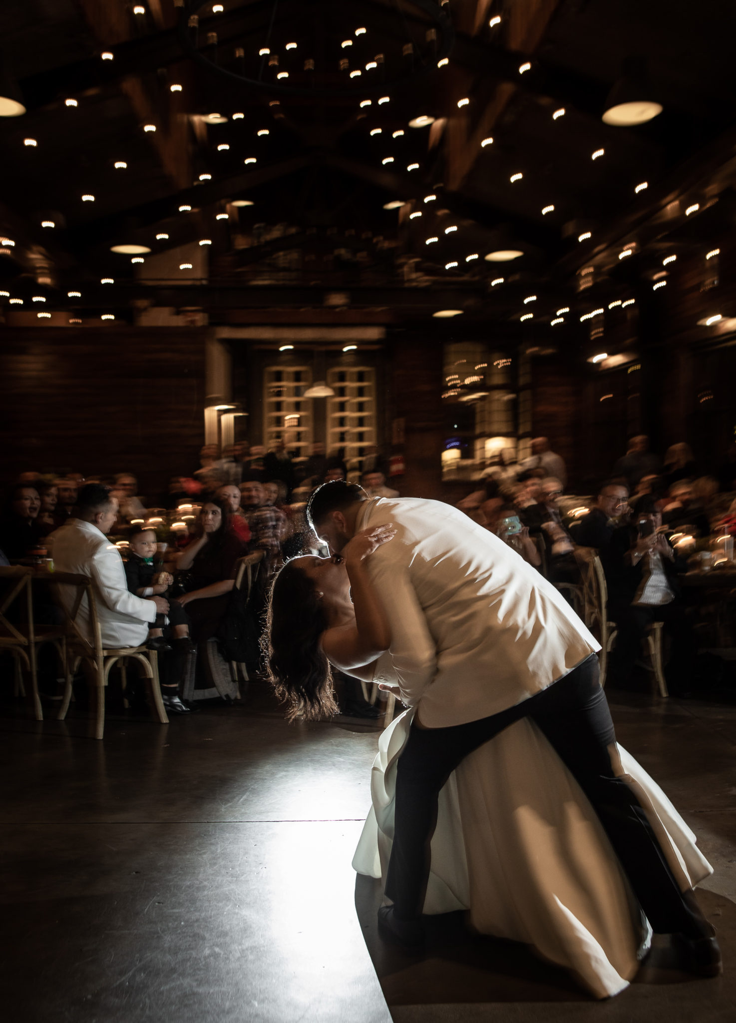 Bride and Groom Dancing at their Wedding
