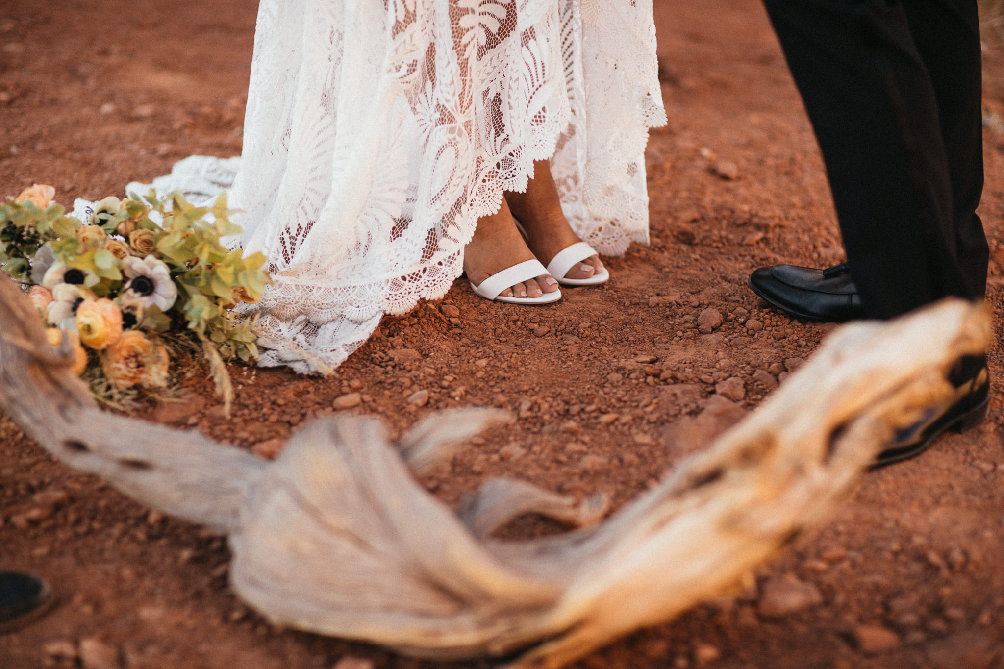 Quiet Wedding Ceremony in Arches National Park