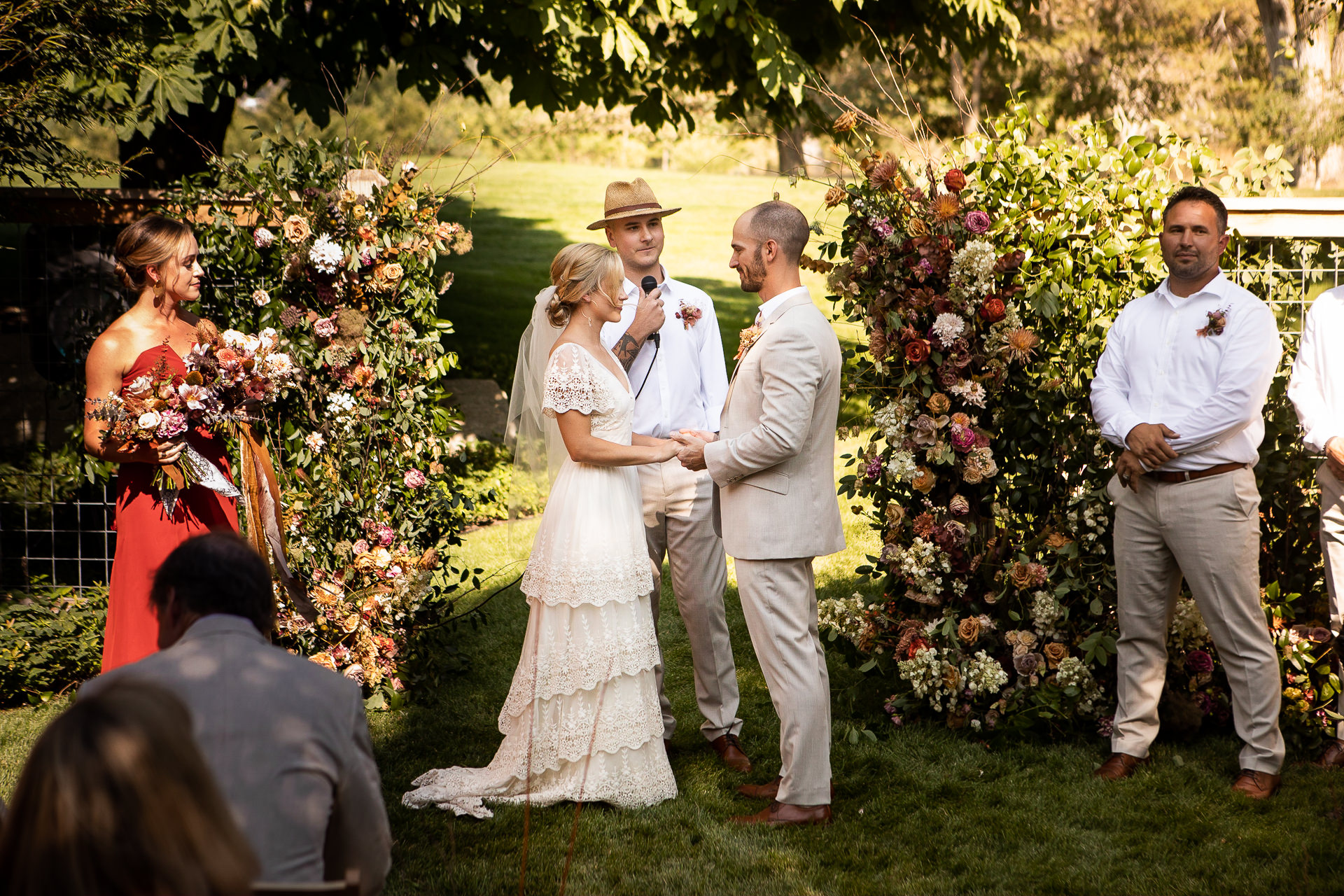 Bride and Groom Wedding Ceremony