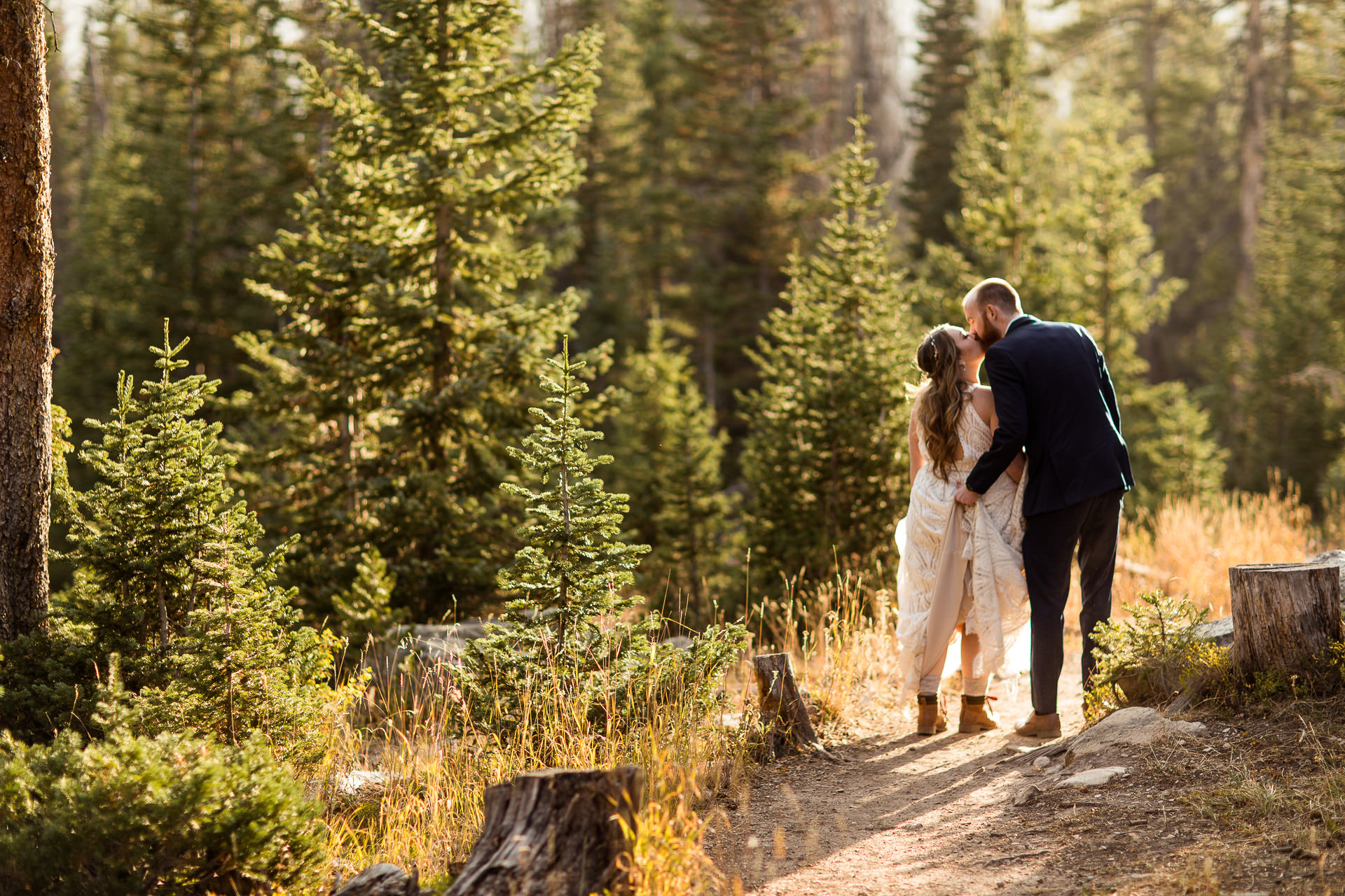 Elopement Portraits at Crater Lake