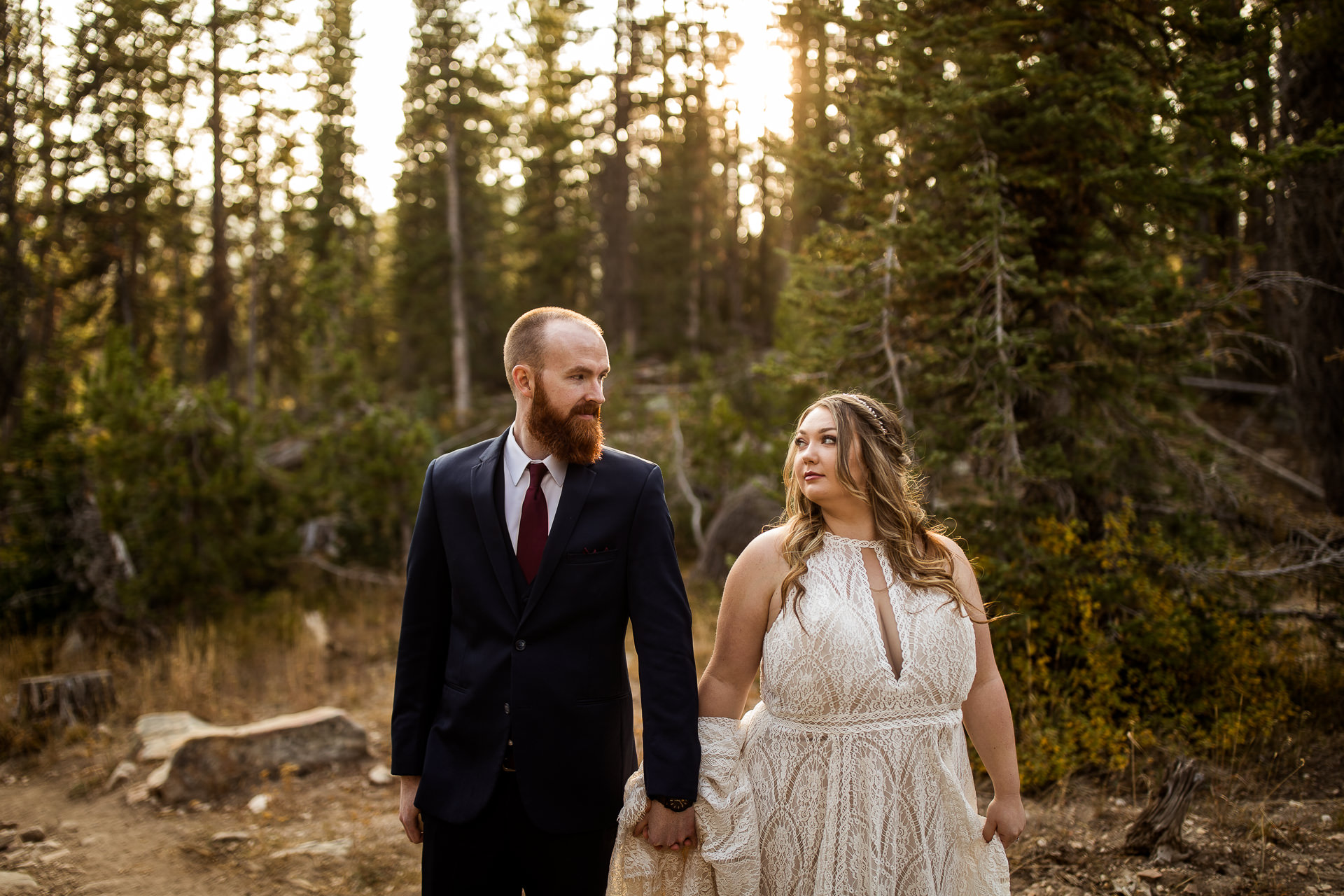 Elopement Portraits at Crater Lake