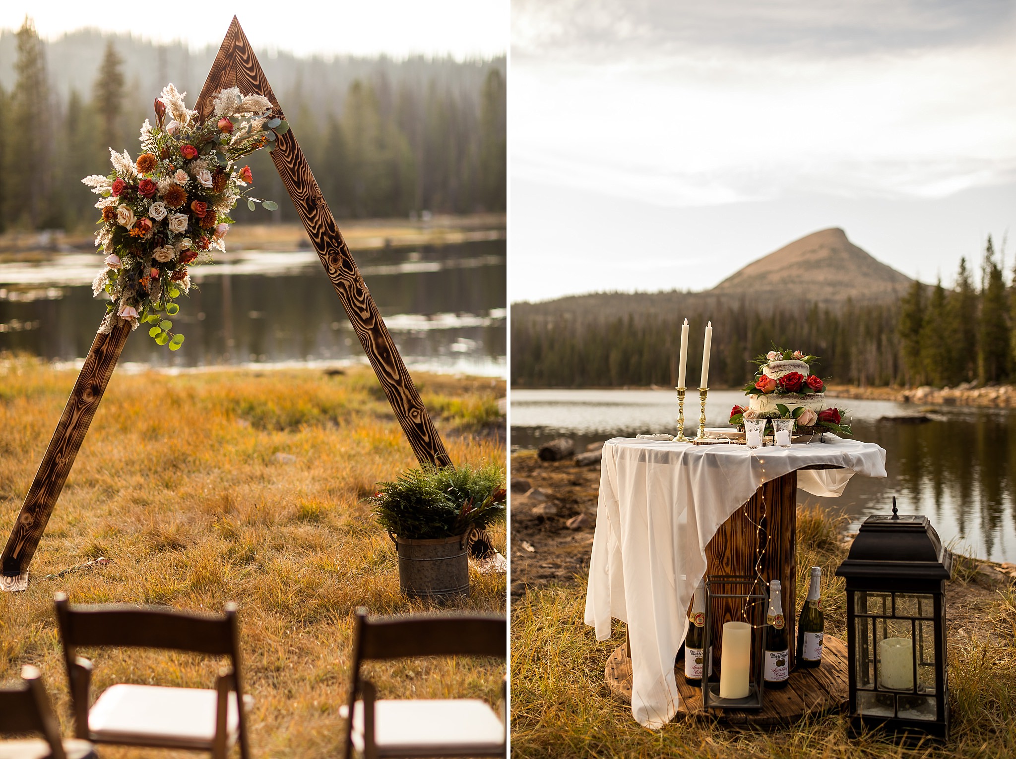 Ceremony Setup at Crater Lake