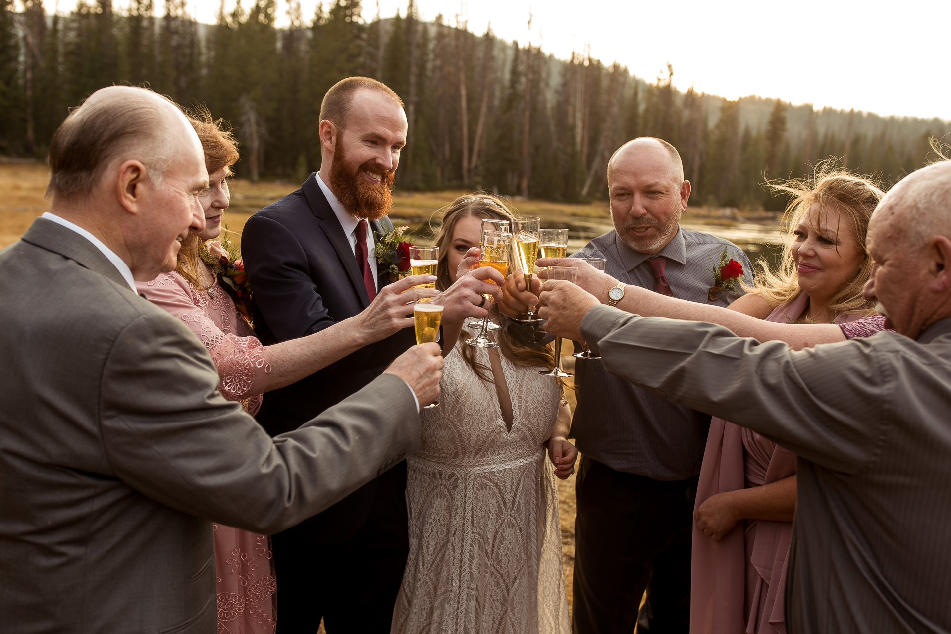 Champagne Cheers at Crater Lake