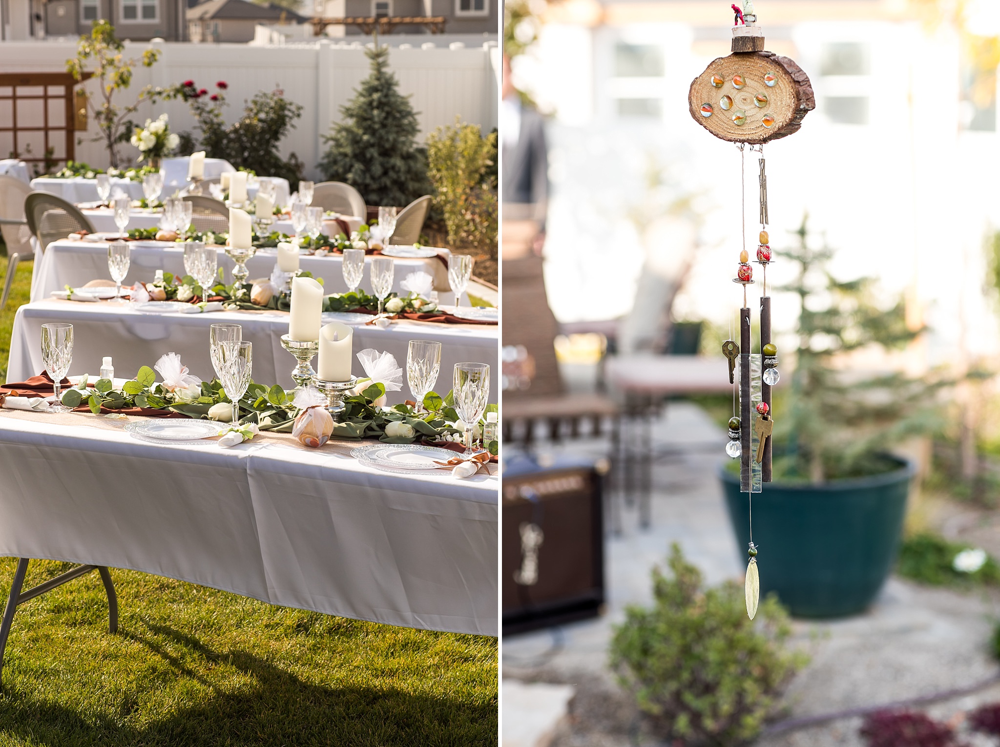 Backyard Wedding Details