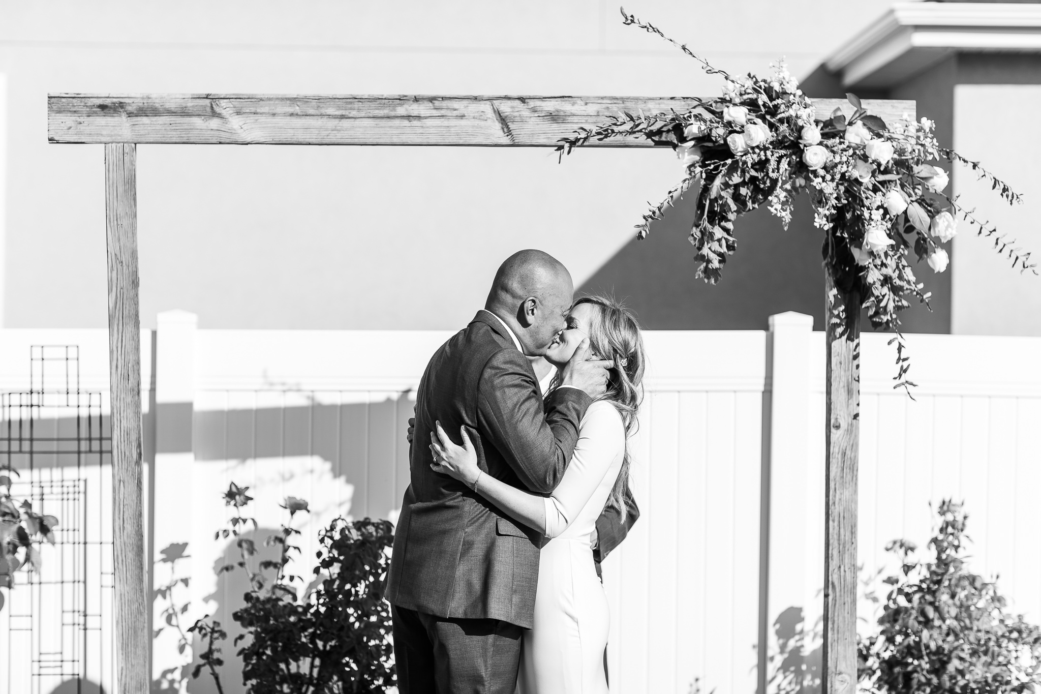 First Kiss Wedding