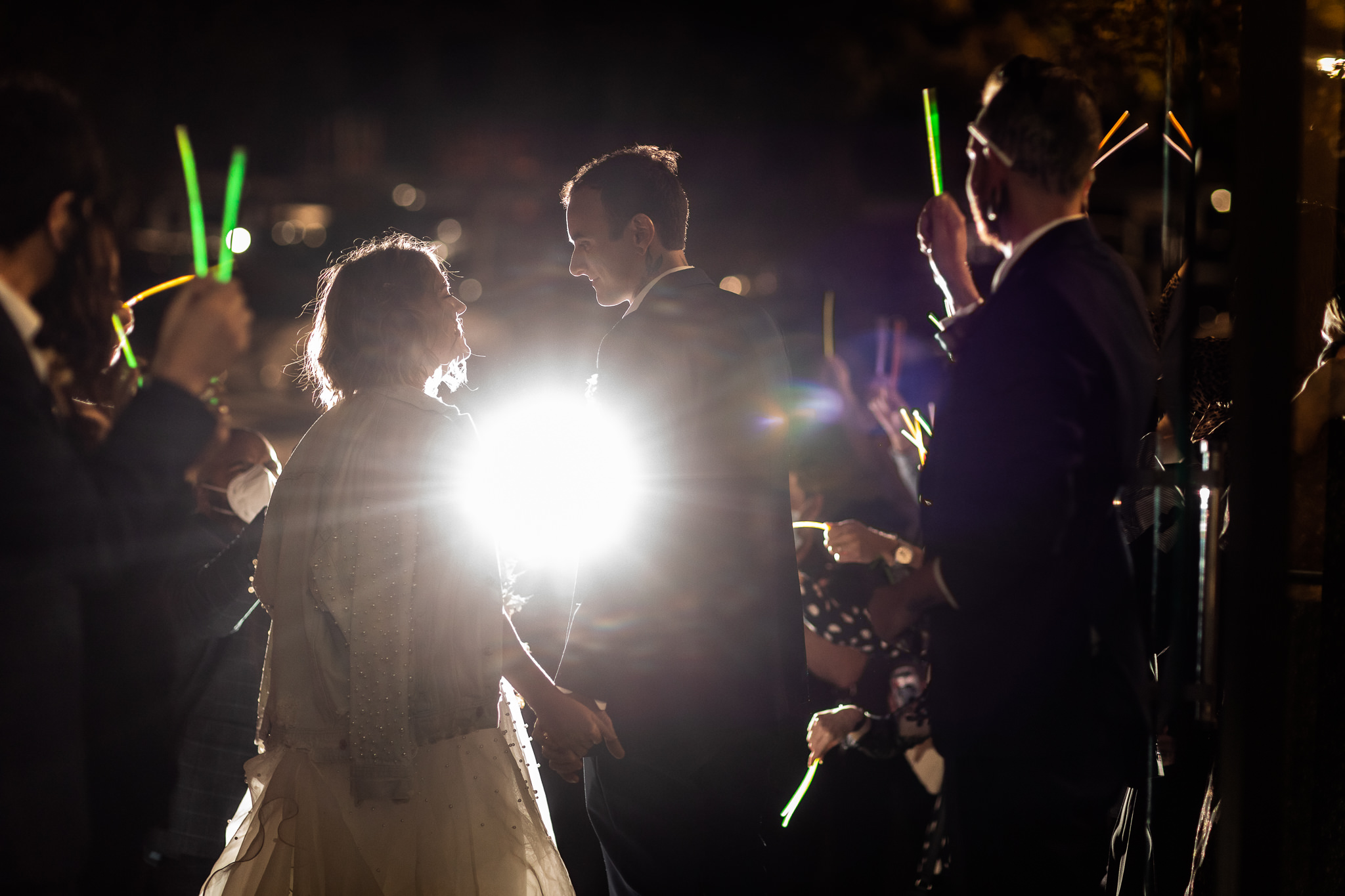 Bride and Groom Wedding Exit