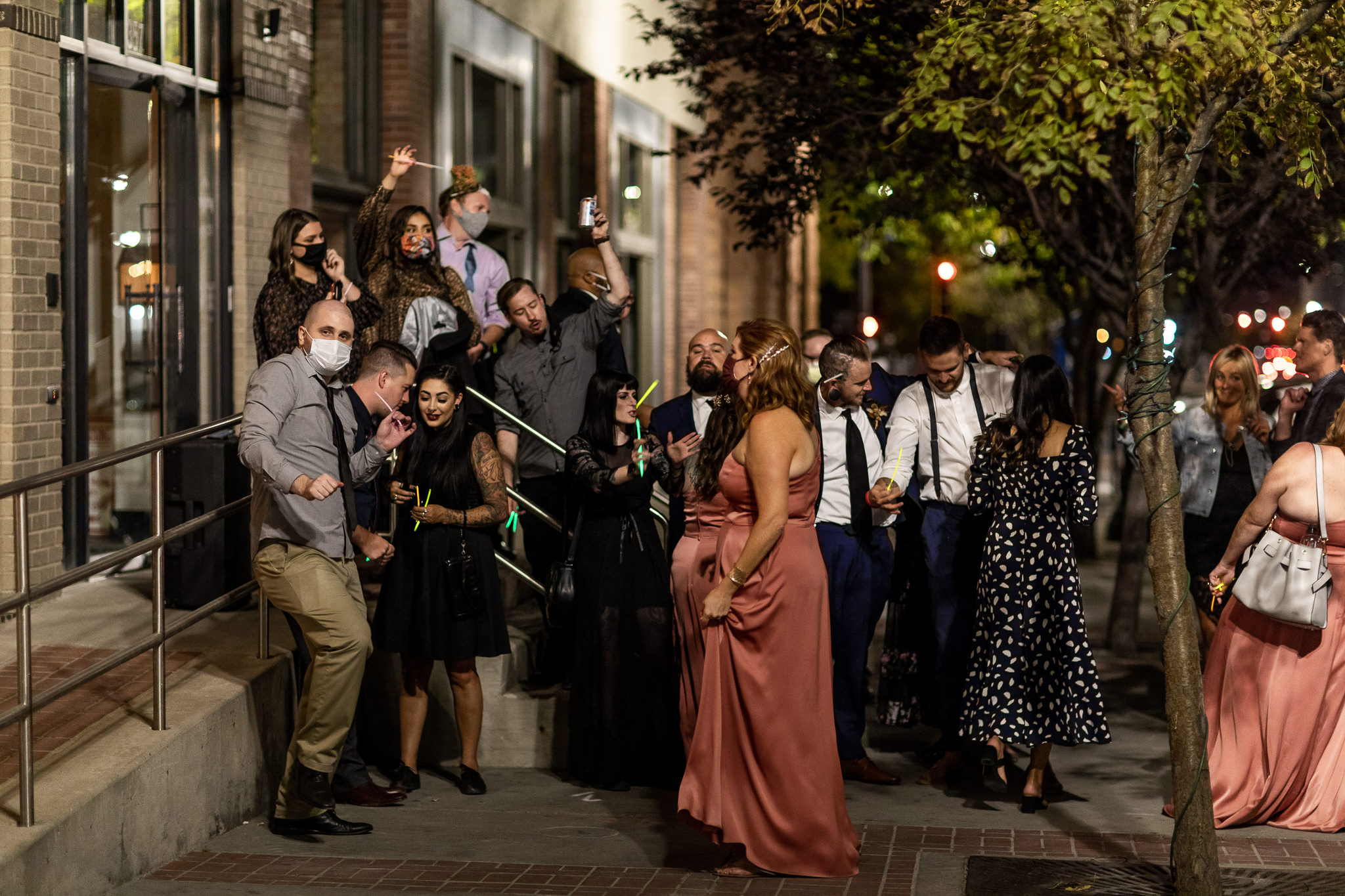 Bride and Groom Wedding Exit