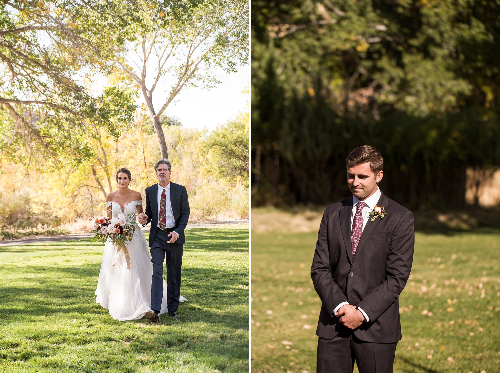 Groom Waits for Bride at altar