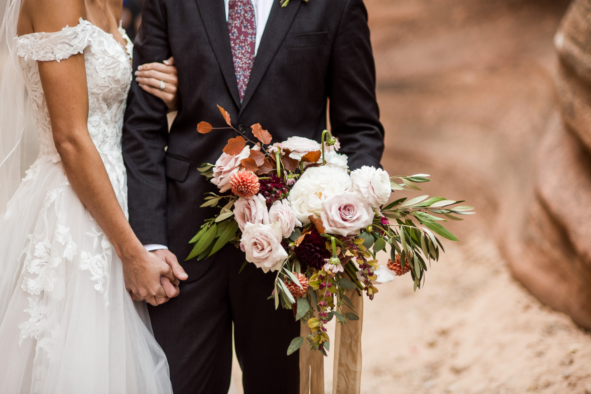 Slot Canyon Wedding Portraits