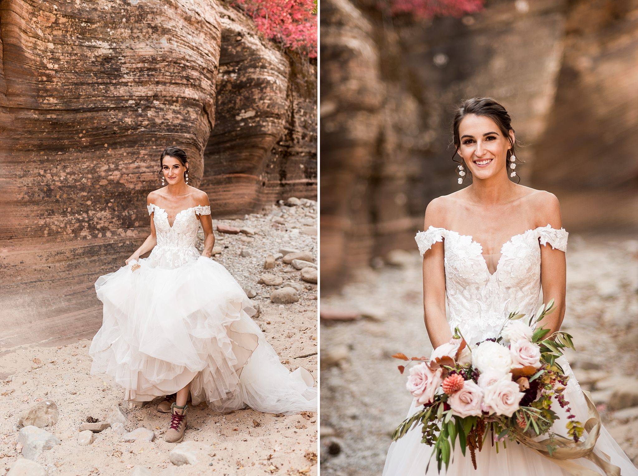 Slot Canyon Wedding Portraits