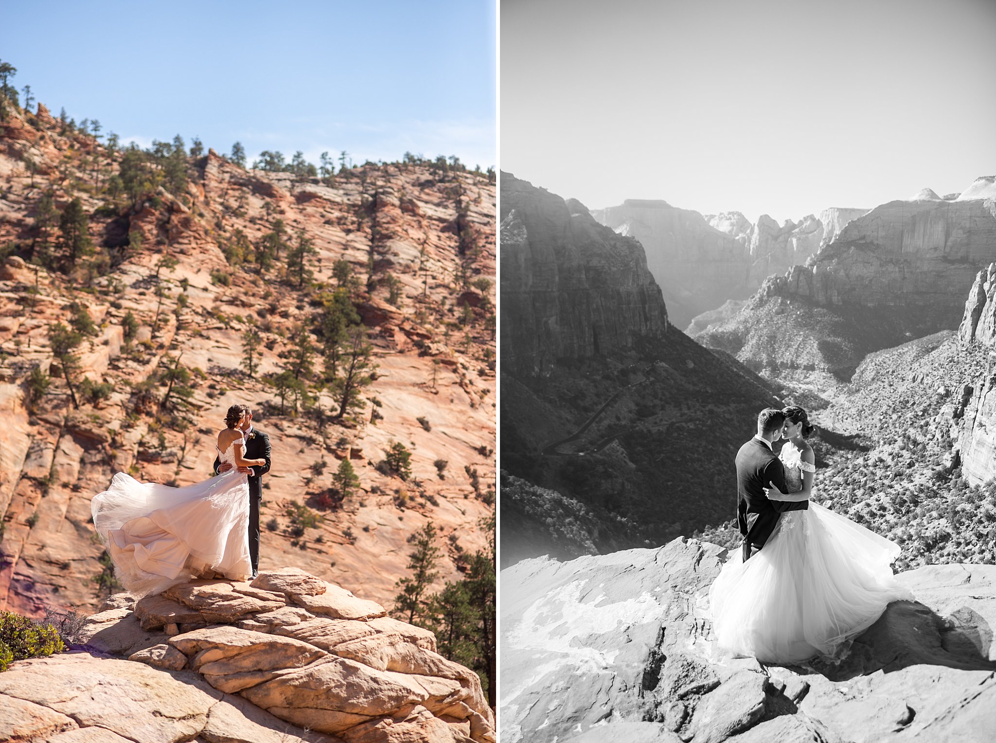 Wedding Portraits Canyon Overlook