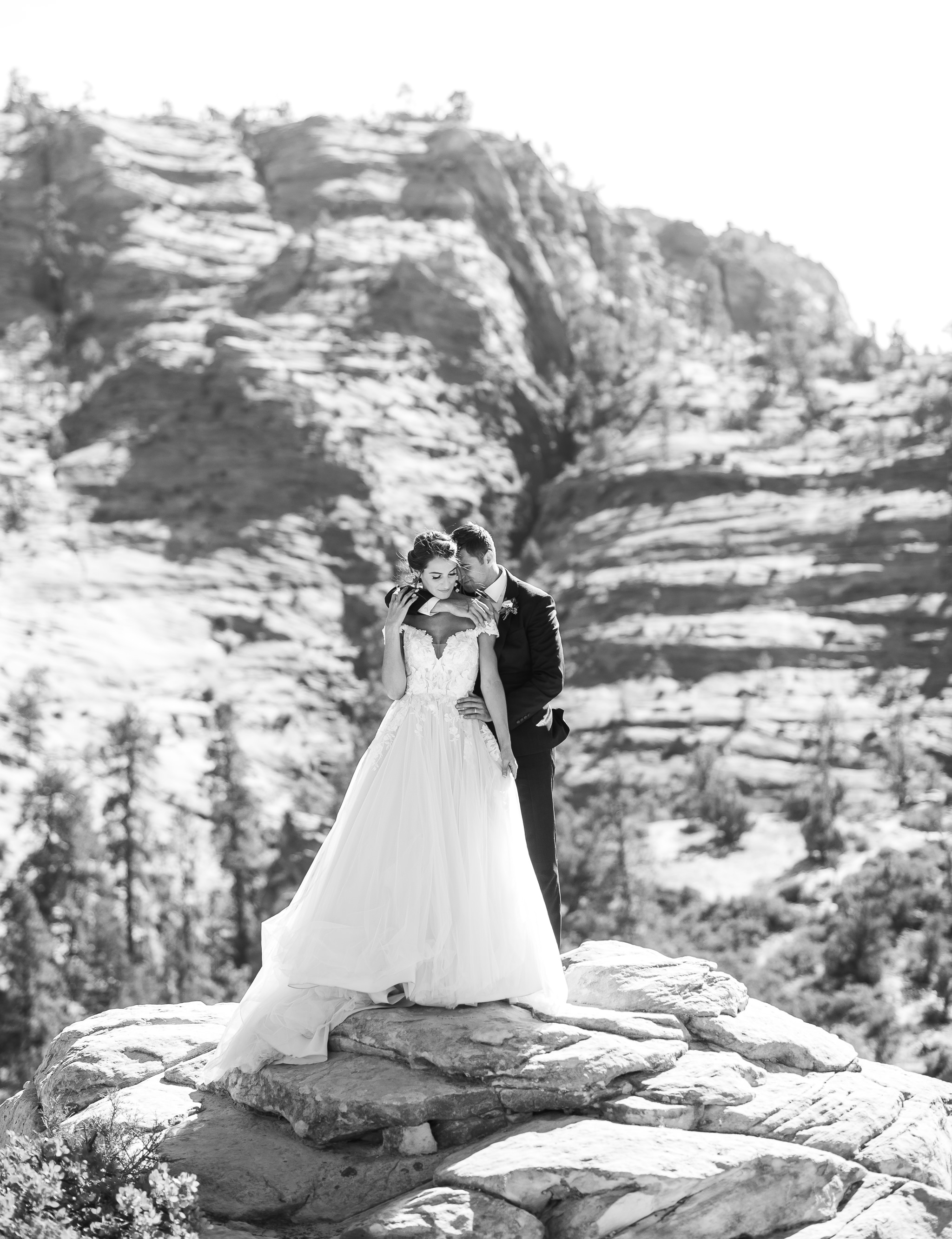 Wedding Portraits Canyon Overlook