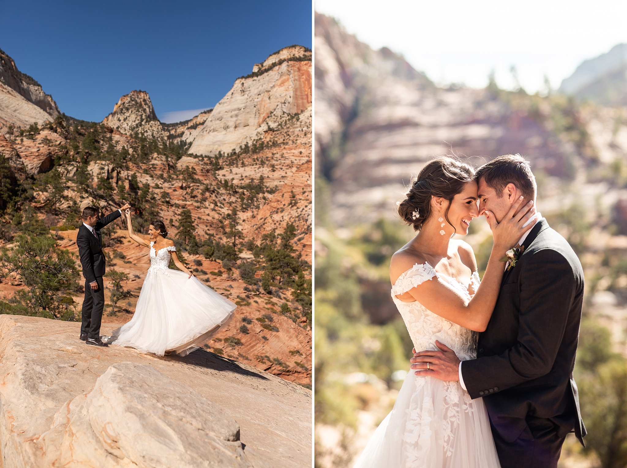 Wedding Portraits Canyon Overlook