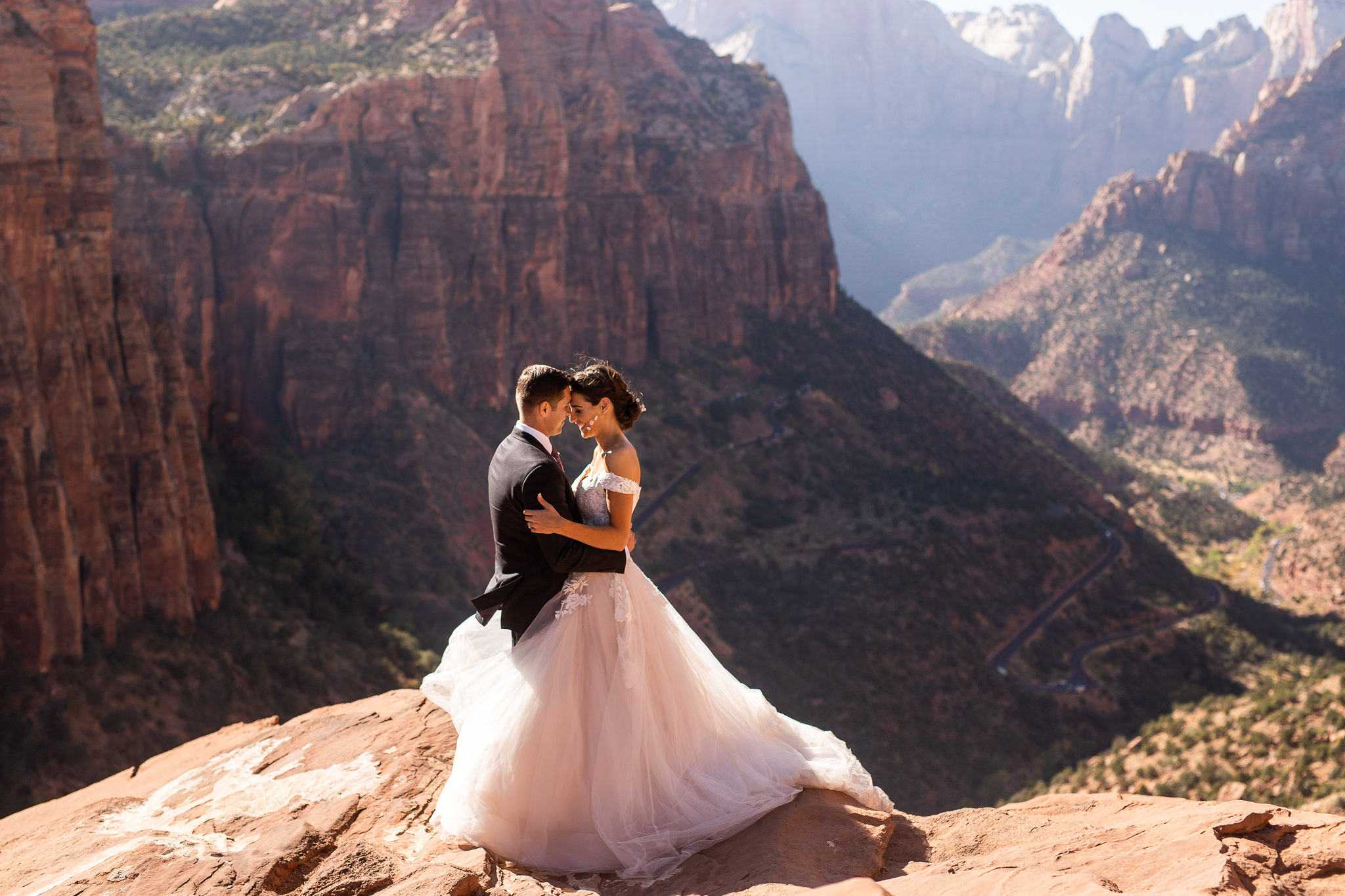 Wedding Portraits Canyon Overlook