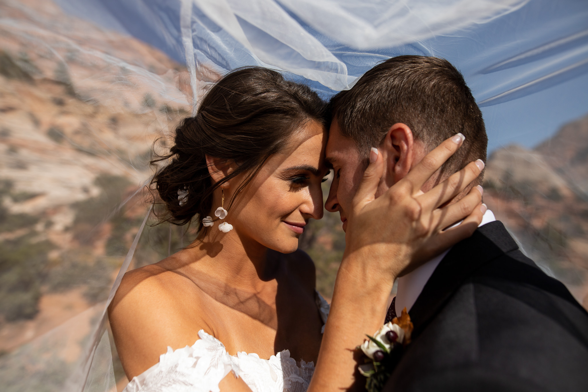 Wedding Portraits Canyon Overlook