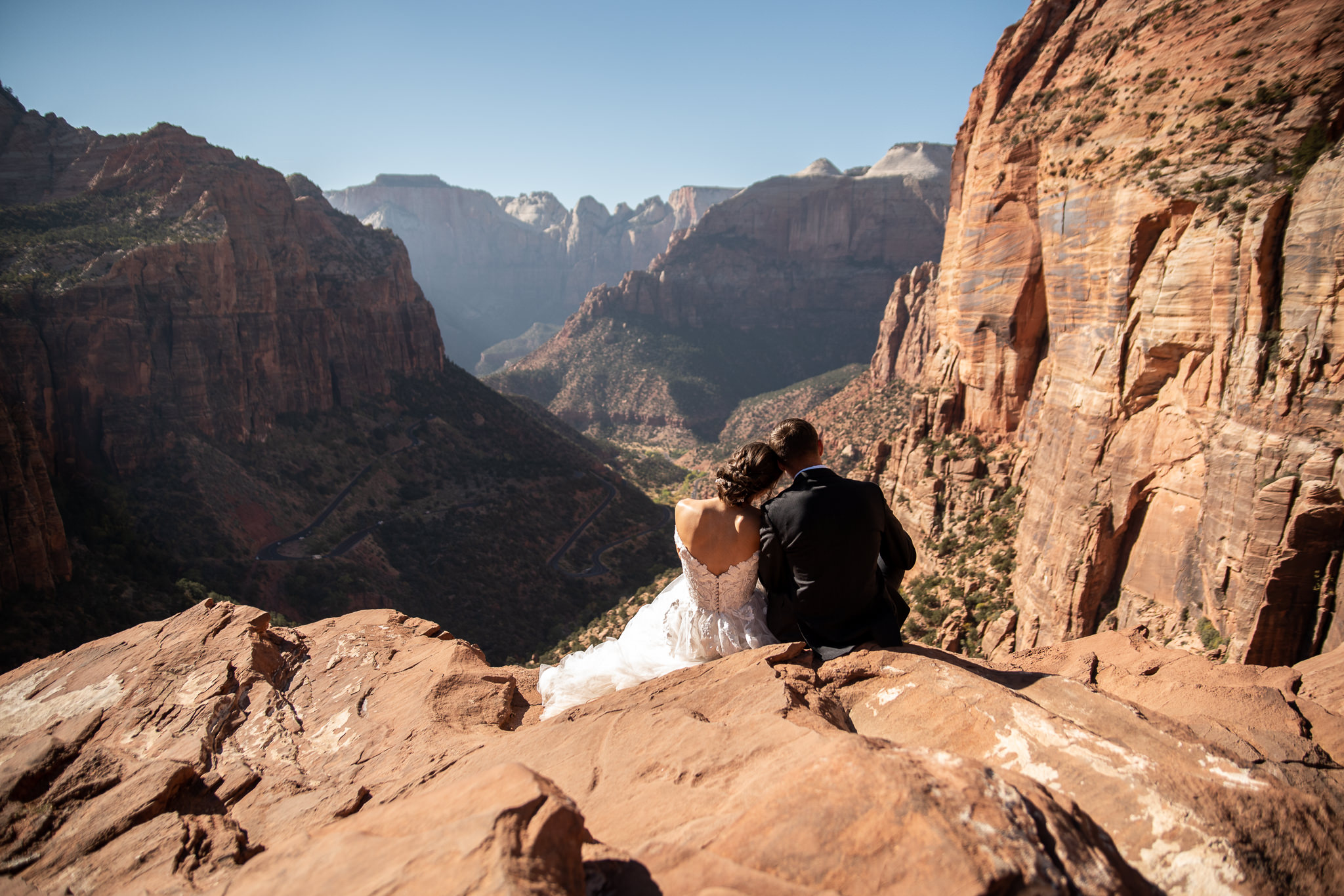 Wedding Portraits Canyon Overlook