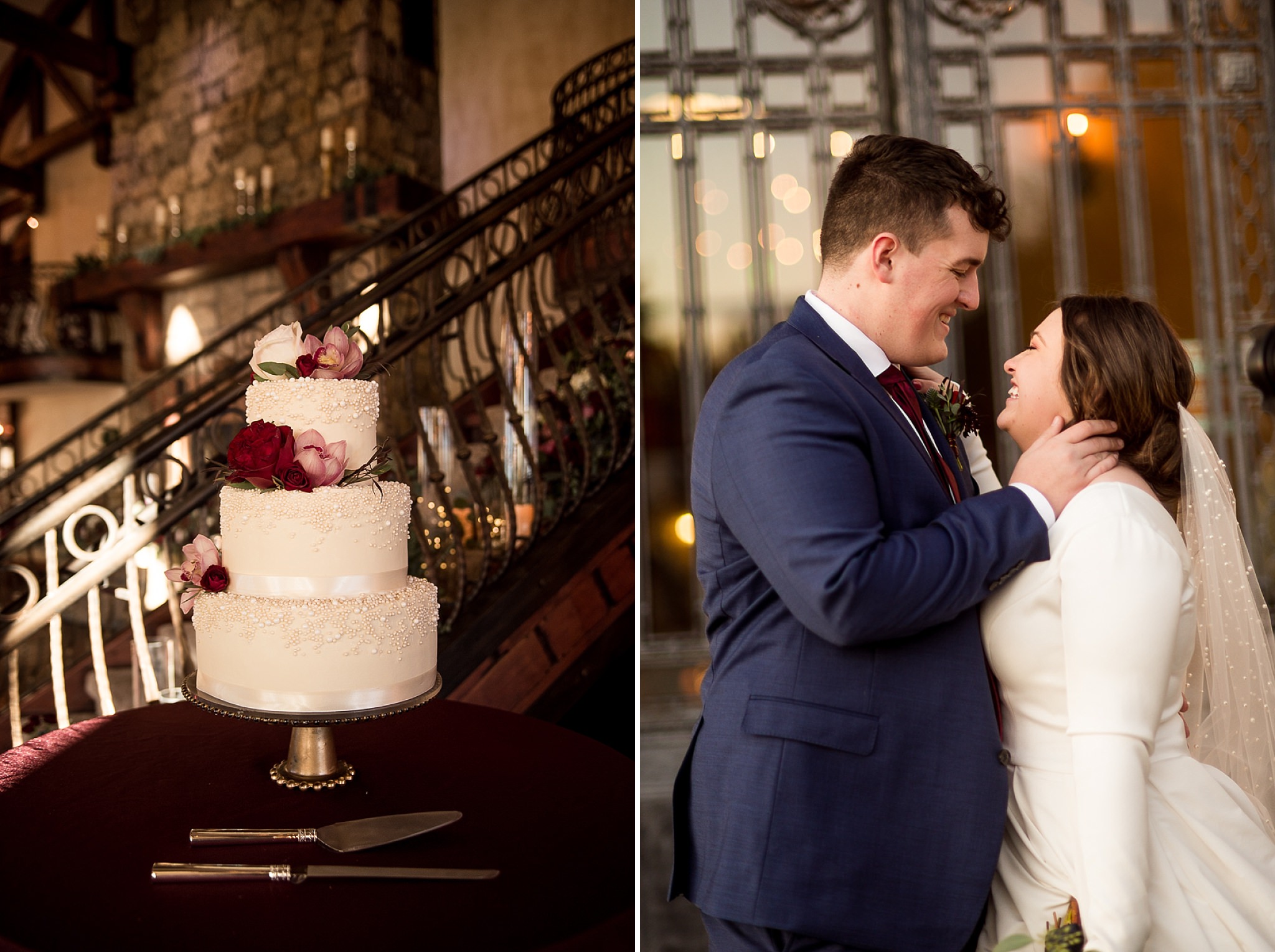 Bride and Groom Couple Portraits at Wadley Farms