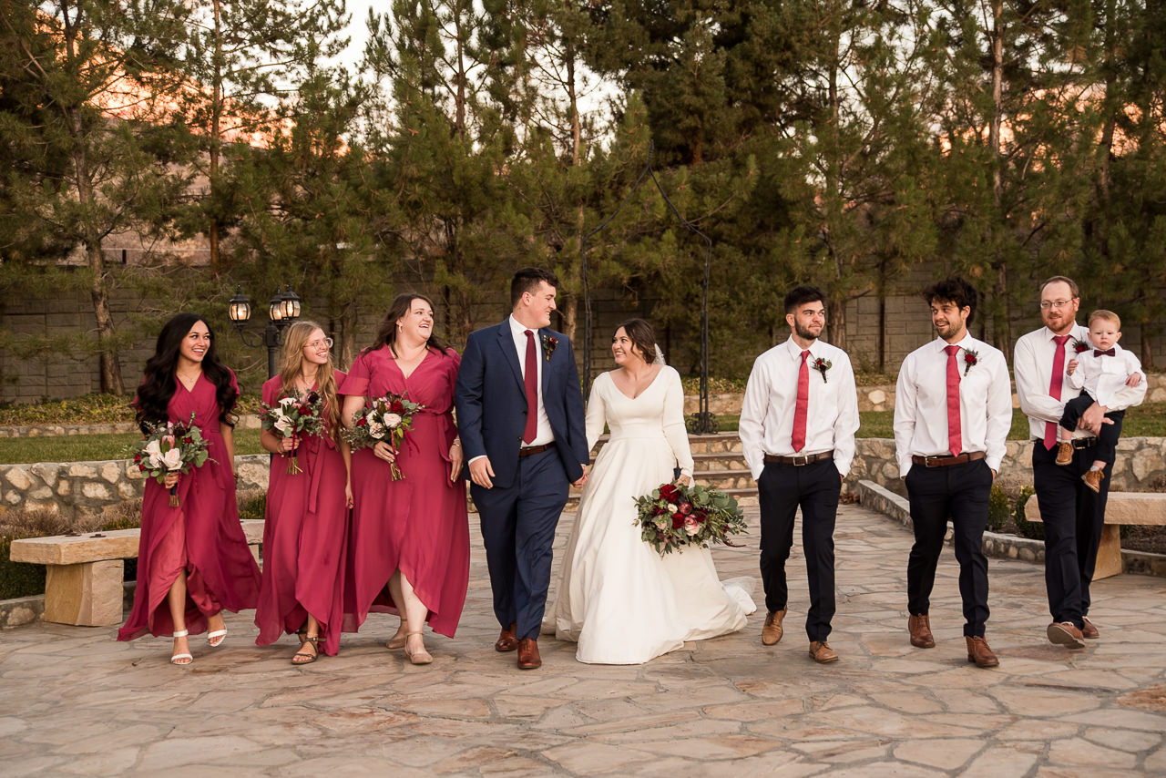 Wedding Party Portraits at Wadley Farms