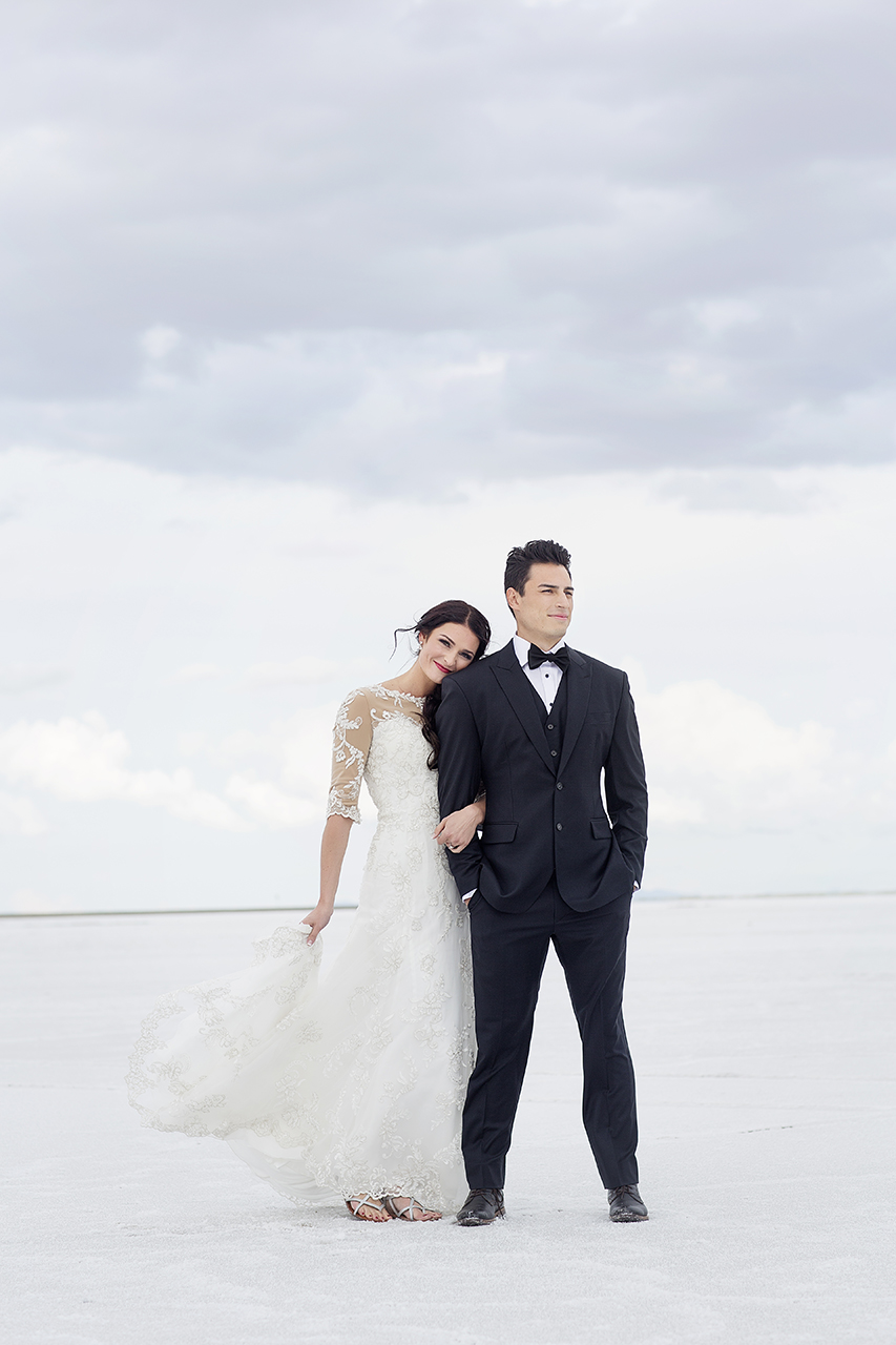 Wedding Photos on the Salt Flats