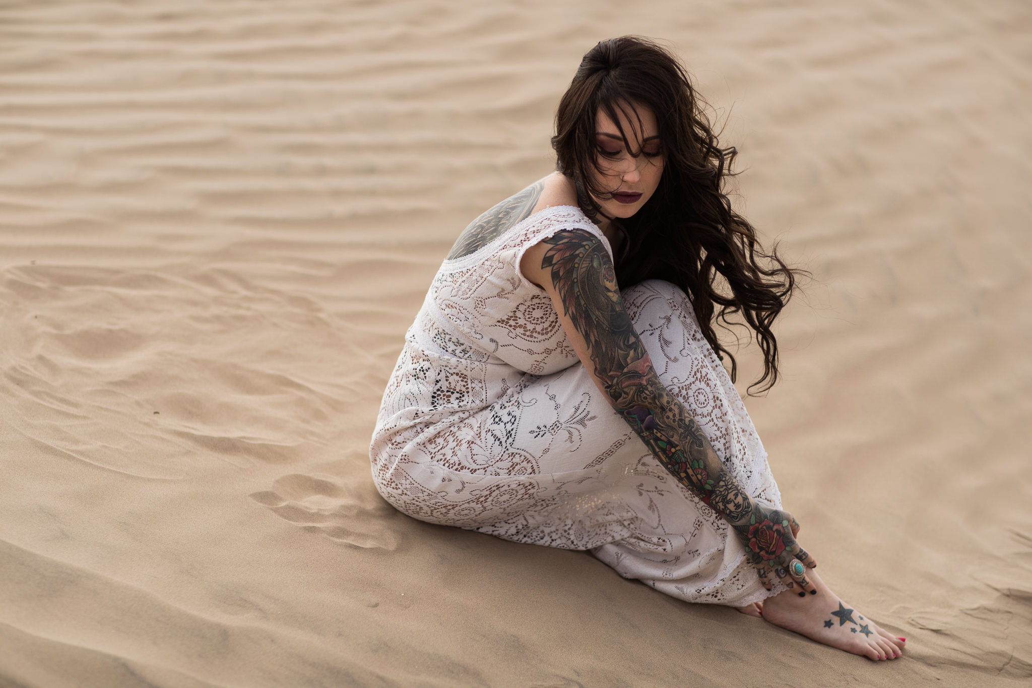 Bridal Photos on the Sand Dunes