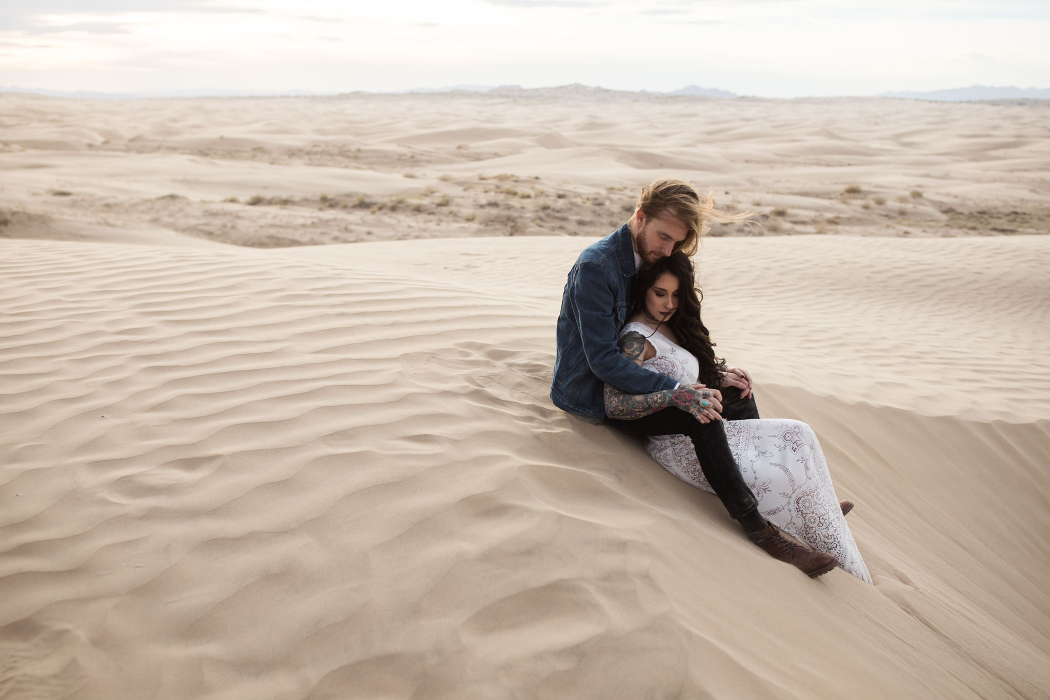 Bridal Photos on the Sand Dunes