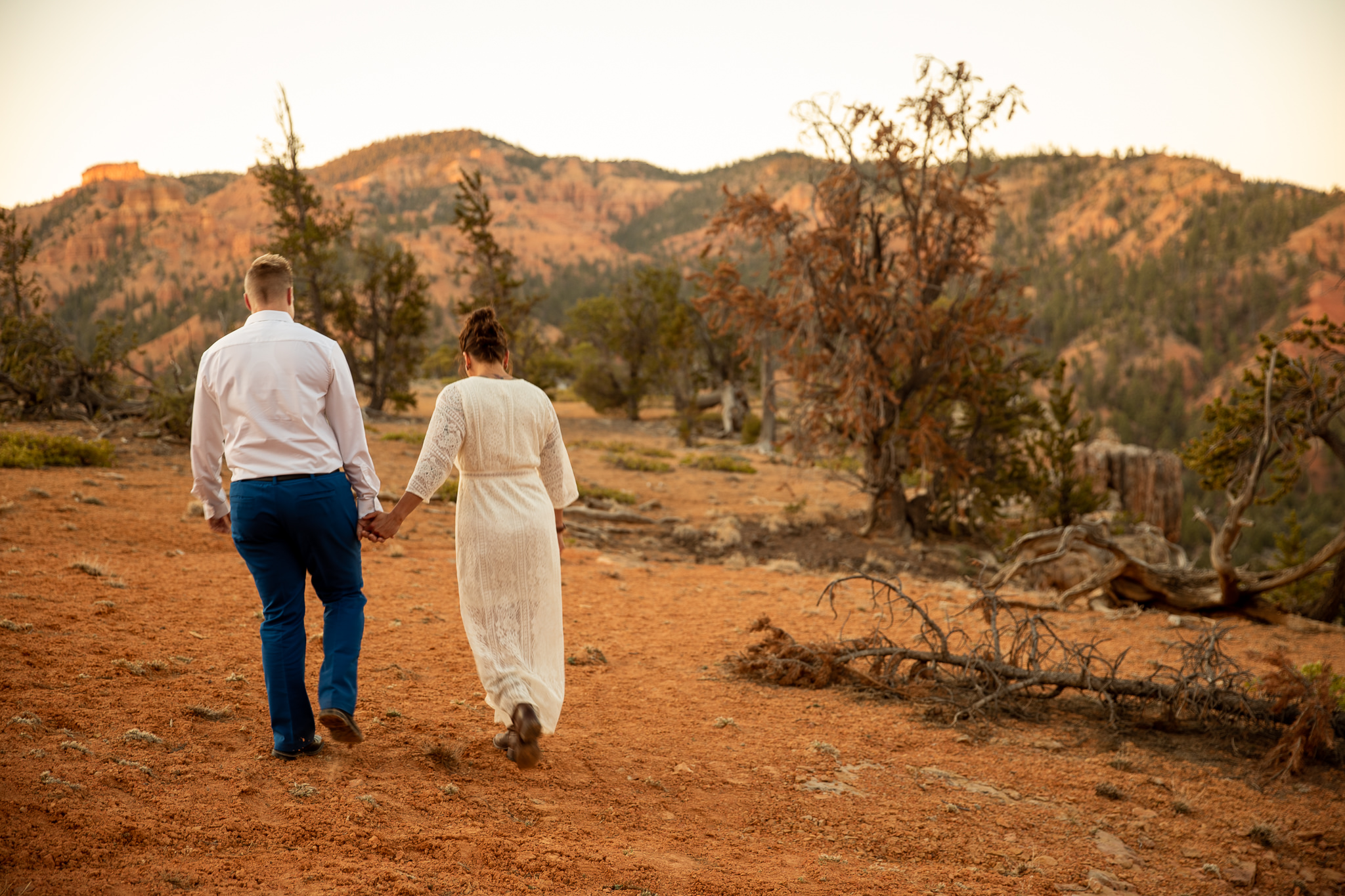 Hiking To the Ceremony Location