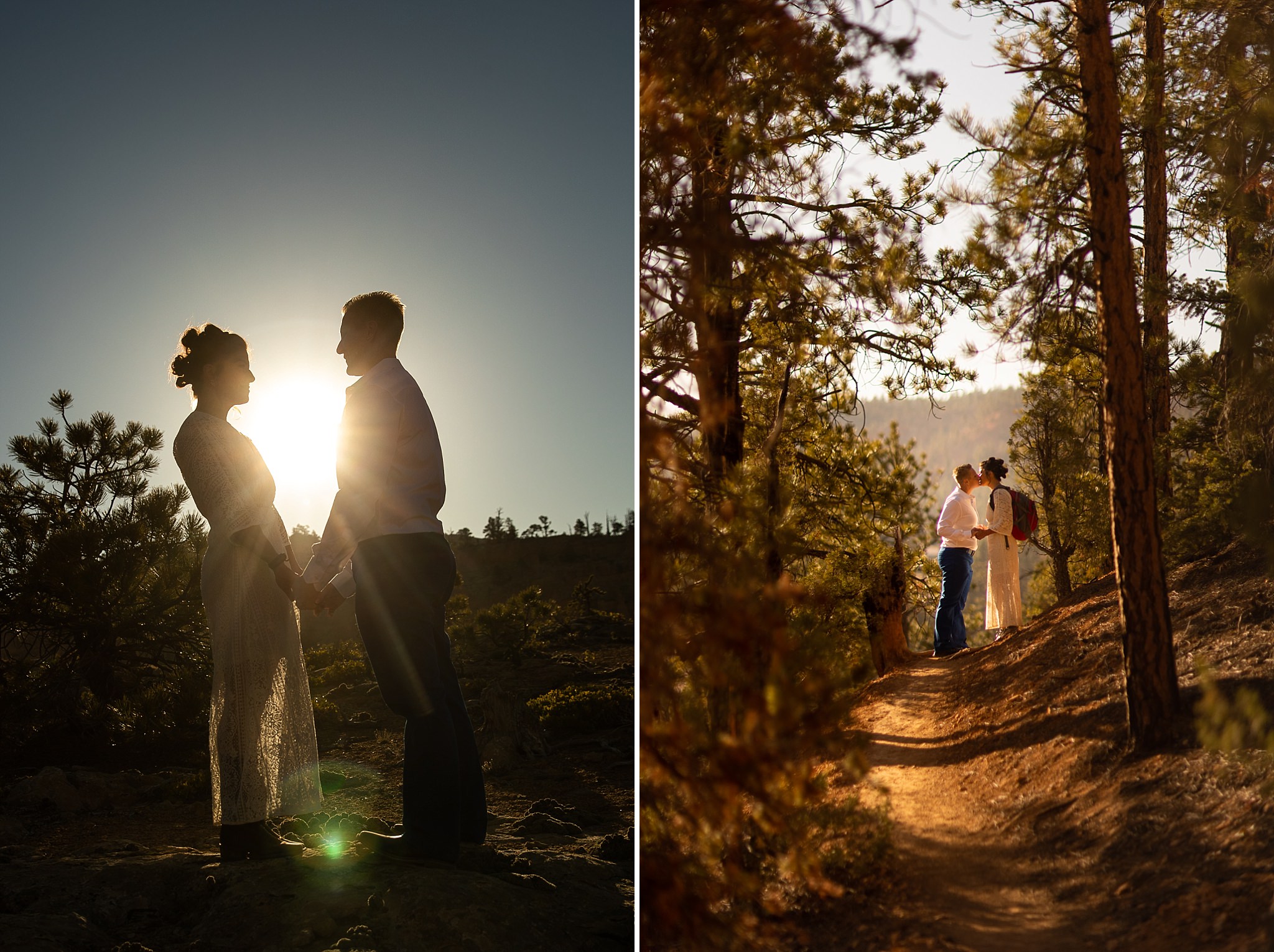 Sunrise Hiking Elopement in Bryce Canyon