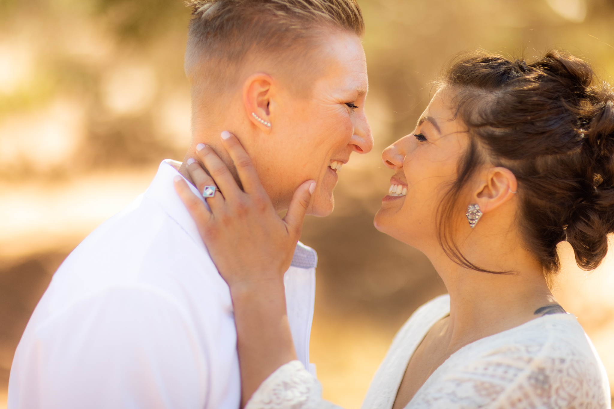 Bridal Portraits Near Moqui Cave