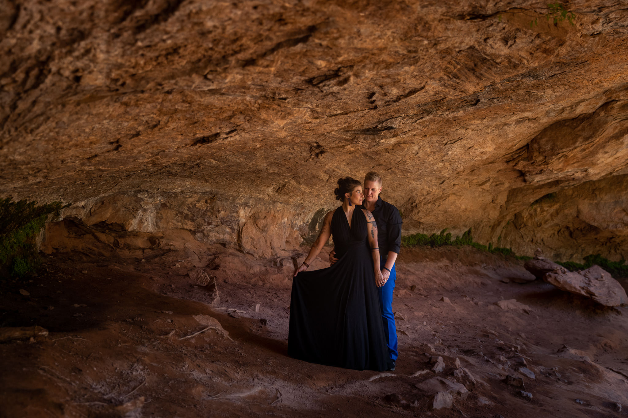 Brides Hike In Zion National Park for Wedding Portraits
