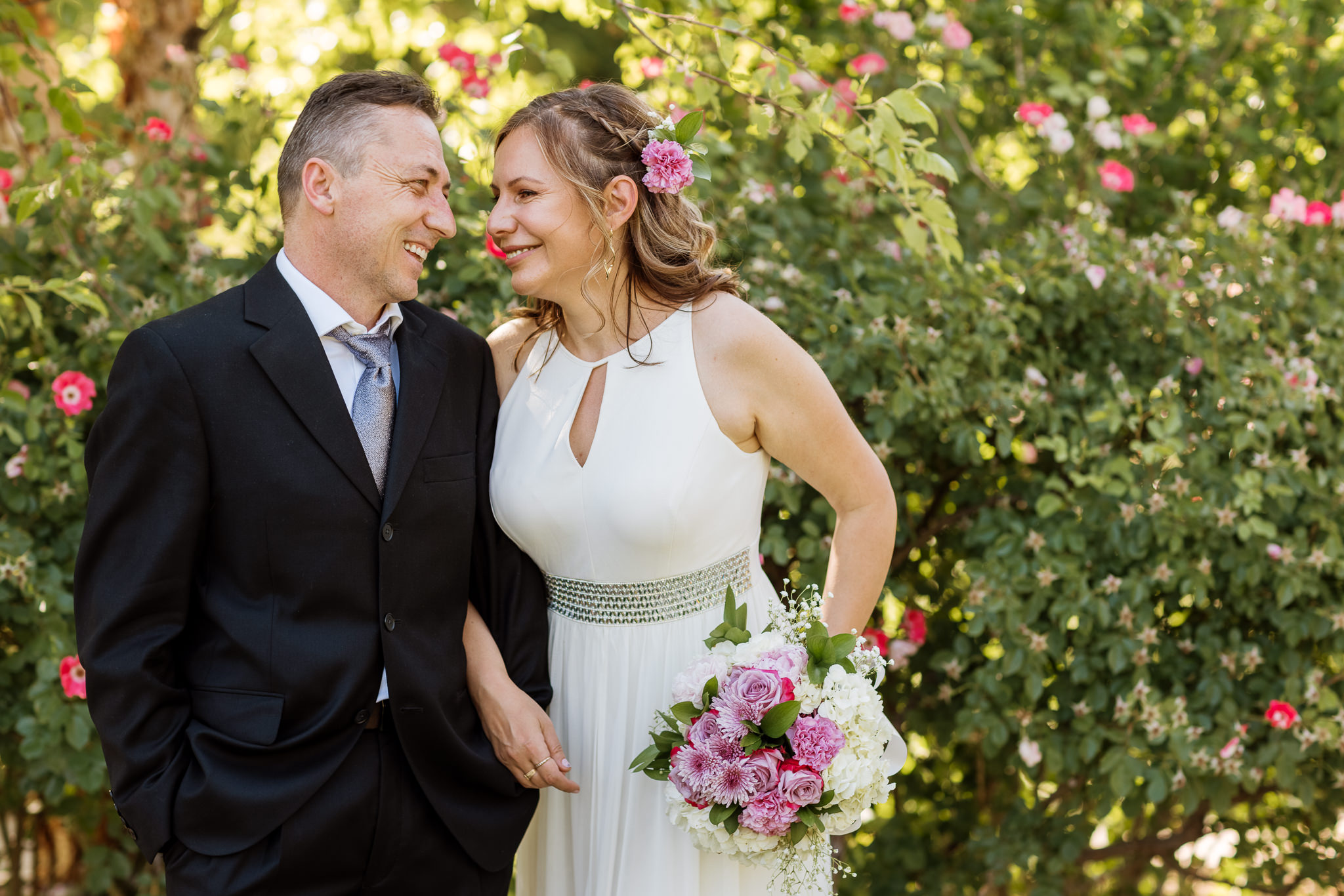 couple portraits before wedding