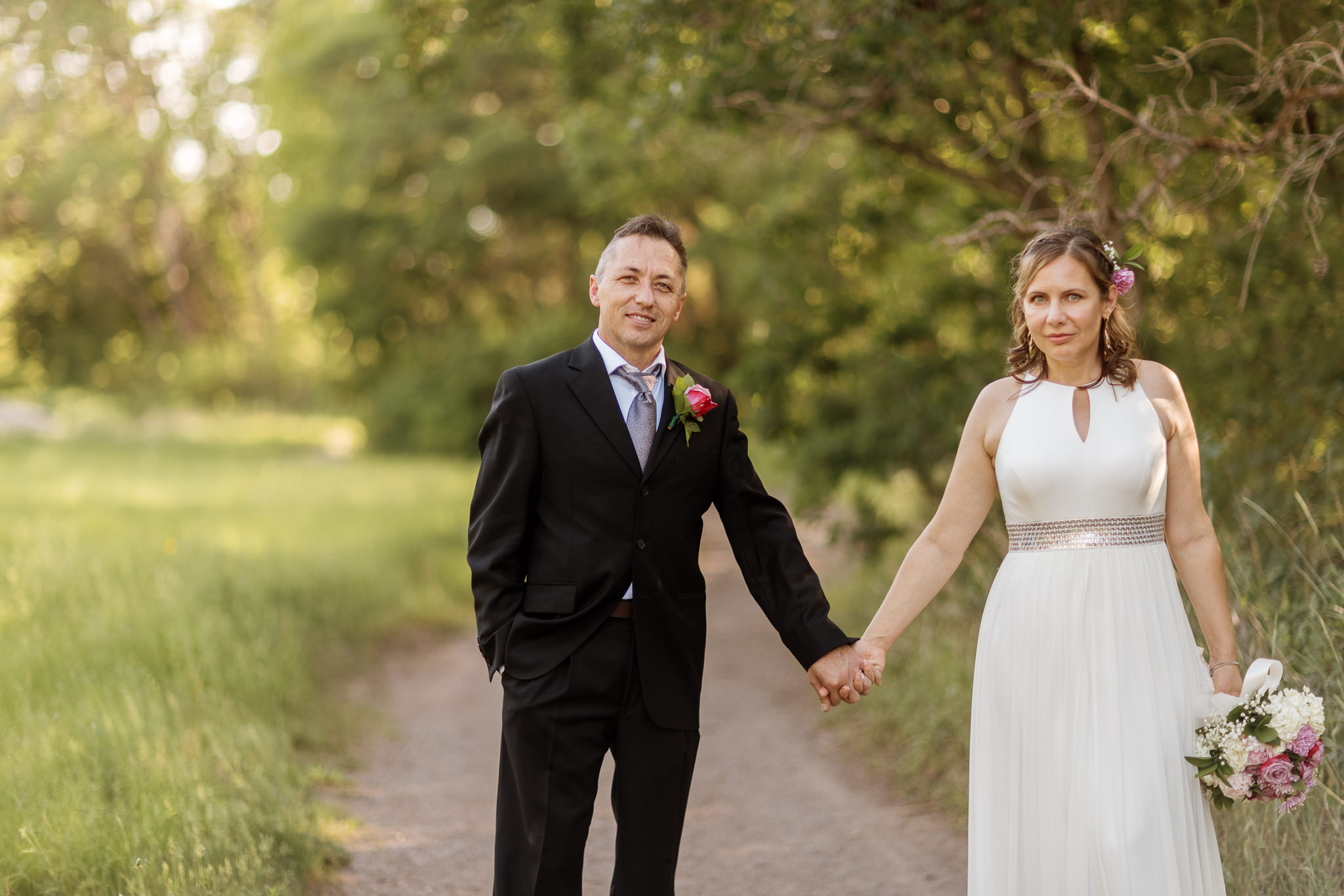 couple portraits before wedding