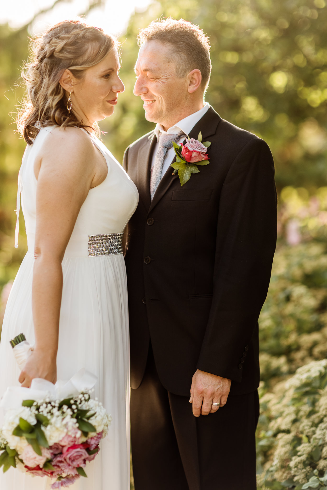 couple portraits before wedding